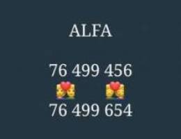 ALFA couple numbers