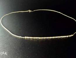 necklace gold 18k 2,14 gram 107$
