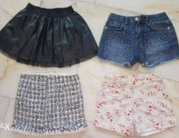 2 skirts & 2 shorts