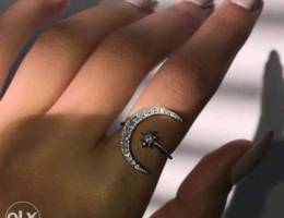 Elegant moon ring 30 alf