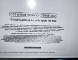 MacBook air m1 256gb mgn93 silver 1005$