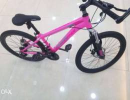 Pink & Black 24 inch bicycle for girls