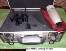 Microphone Shure KSM32 w/ shockmount/ case