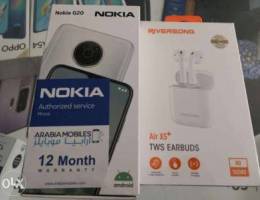 Nokia G20 128gb/4ram package