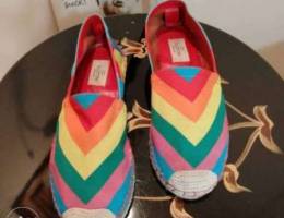 Authentic rainbow shoes