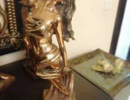 Copper statue made in Italy