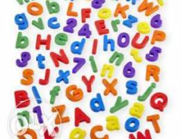 Magnetic Letters & Numbers Learning For Ki...