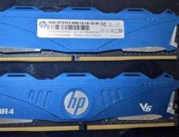 Gaming ram for pc hp v6 16gb each total 32...