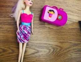 Barbie with a camera