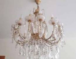 chandelier real nuhas and crystal