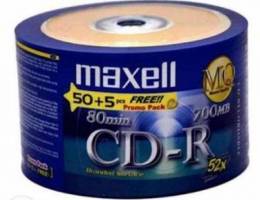 MAXELL: CD-R 55 CDsÂ  In shrink Pack (50+ 5...