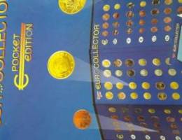 Eurocoins booklet capacity 96 coins