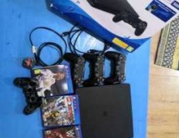 Ps4 slim500gb with 3 controlar and 3 cd pr...