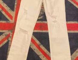 â€œWhite_Womenâ€™s_Zara_Jeans size 36 .. Offer...