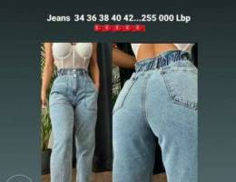 Jeans size 34 lal 42