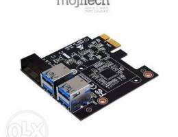 BIOSTAR Crypto Mining Card PCIe by 1 to 4 ...