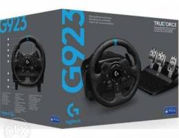 LOGITECH G923 driving wheel works with PS4...