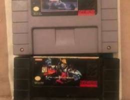 super nintendo 2 games original ntsc