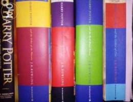 Five harry potter books in very good condi...