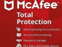 Mcafee Anyivirus plus original 1 year 5 de...