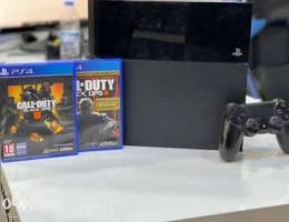 PS4 Fat 500Gb used with 2 games