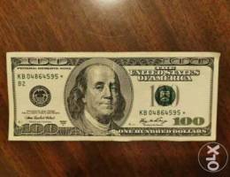 100$ star bill note