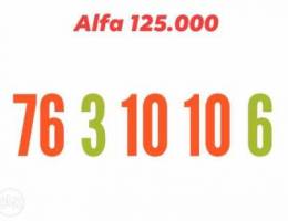 Alfa special 10 10 for 125.000 we deliver ...