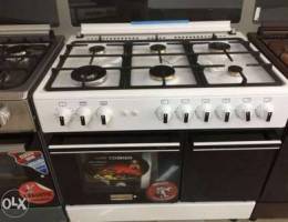 Gaz stove-5eye white-New!!