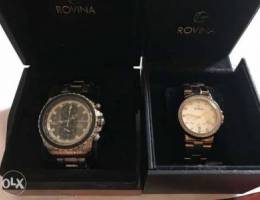 Two rovina clock one for woman the other f...