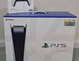 Sony Ps5 With 1 year warranty and 2 contro...